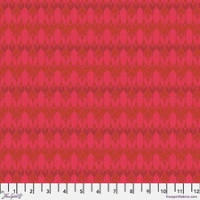 Free Spirit Sew Kind Of Wonderful Cottage Cloth Poppy Dawn Red  Fabric  1 yard