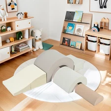 5-Piece Kids Climbing Toys for Toddlers,Foam Climbing Blocks for Babies,Kids Cra