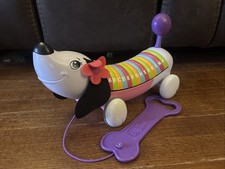 2014 LEAPFROG AlphaPup ABC Puppy Dog 12" Educational Pull Toy WORKS C9