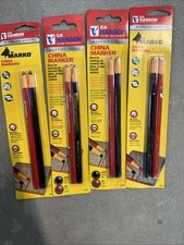 4 Double Packs C.H. Hanson Red /black China M...
