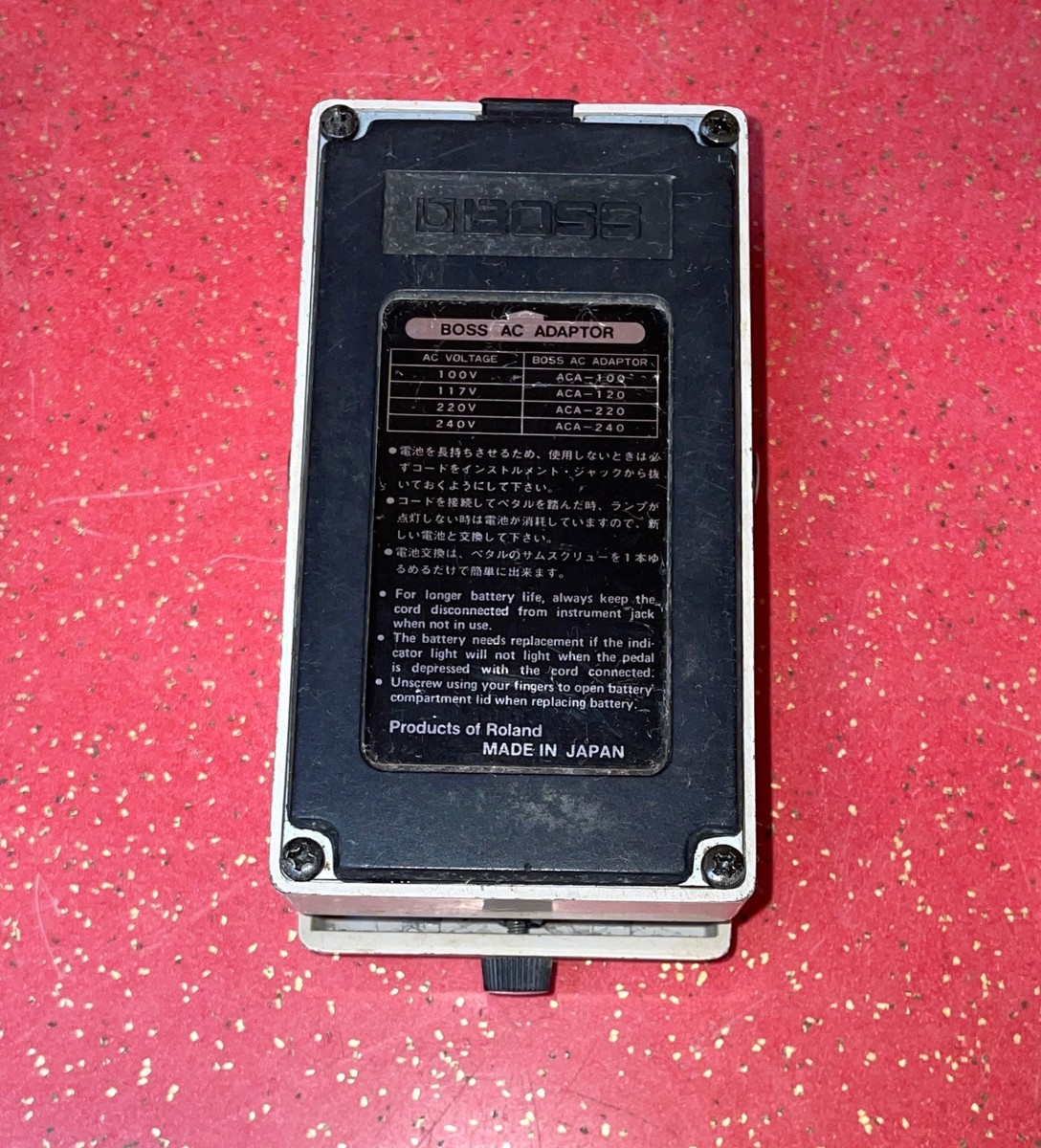Boss GE-7 Vintage Equalizer EQ Pedal Made in Japan Black Label | eBay