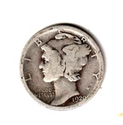 1920 S  Mercury Dime