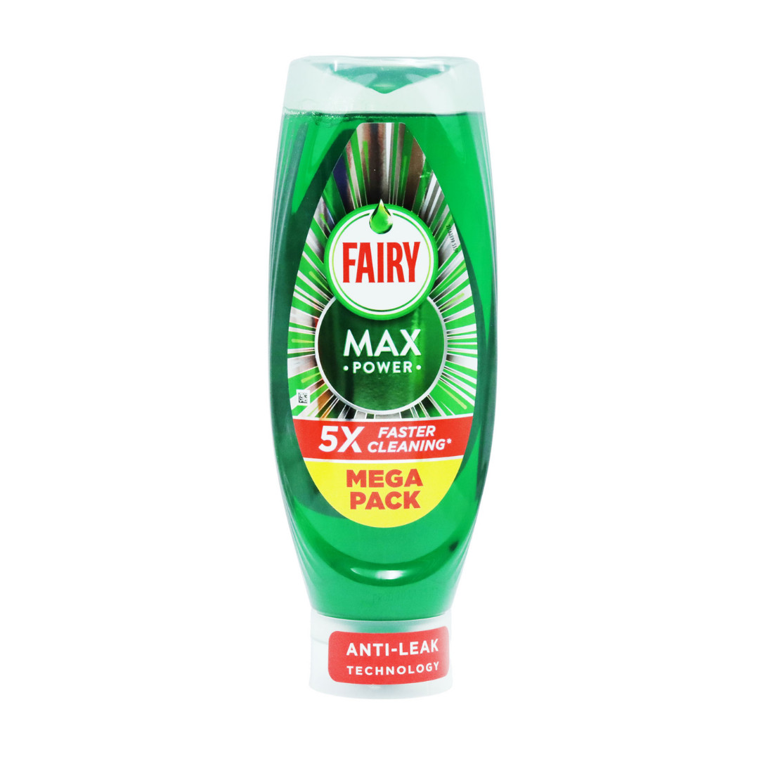 Fairy Max Power Washing Liquid Mega Pack 5× Faster Cleaning 730ml - Image 2