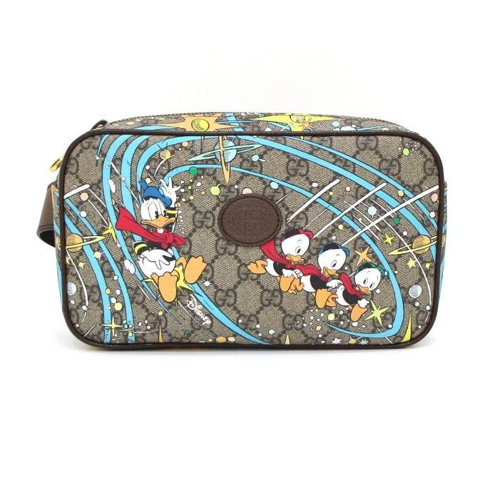 Sac ceinture et bandoulière Gucci GG Supreme toile Disney Donald 602695 107624842