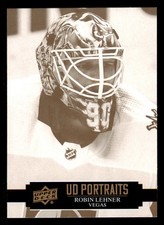 2021-22 Upper Deck Portraits #P13 Robin Lehner