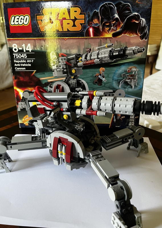 Lego Star Wars 75045 Republic Av-7 Anti-Vehicle Cannon No Minifigures