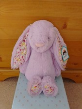 Jellycat. Medium Bashful Blossom Jasmine Bunny. Retired. Brand New With Tags