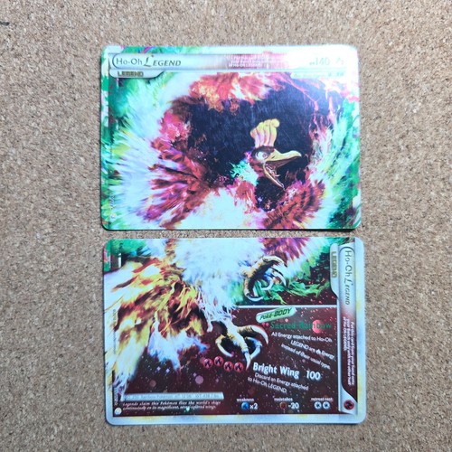Ho-Oh Legend SET Top 111/123 & Bottom 112/123 Heartgold & Soulsilver Pokemon *B4