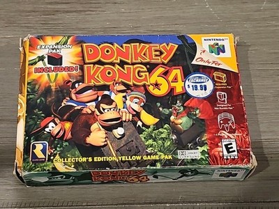 Donkey Kong 64 (Nintendo 64 N64, 1999) Missing Manual - No Expansion Pak