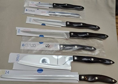 Cutco Cutlery New & Just Factory Serviced Kitchen Knives Priced Per Each Choice