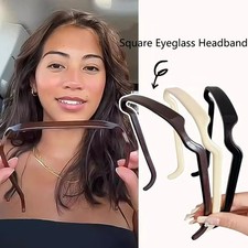 3 pieces Women Square Glasses Headband