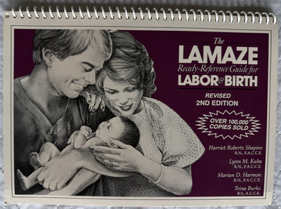 VINTAGE~Childbirth Education LAMAZE Labor & Birth Guide~Midwife~Doula RARE