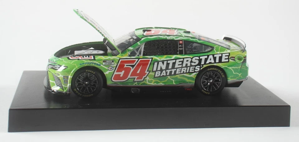 Coche fundido a presión TY GIBBS autografiado 2023 baterías interestatales 1/24 #54 certificado de autenticidad Foto 4 de 4