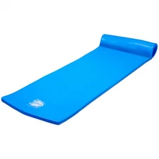 TRC Recreation Splash 1.25" Thick Foam Pool Float Mat, Bahama Blue (Open Box)