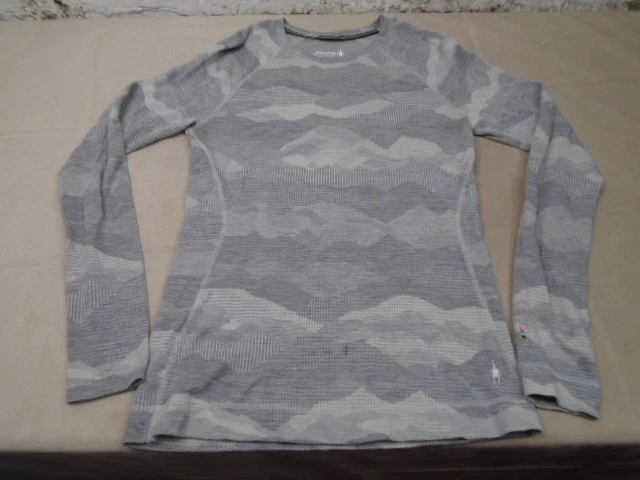 Smartwool Shirt Womens Large Gray Merino 250 Base Layer Mountains Long Sleeve
Opens in a new window 