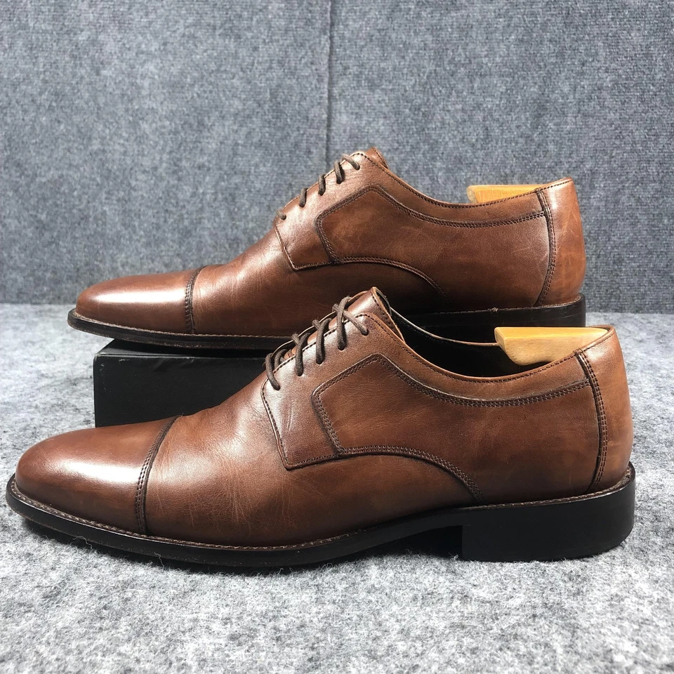 Мужские туфли J. Murphy от Johnston & Murphy размер 11 М коричневые с закрытым носком Derby 11566 - Изображение 3 из 4