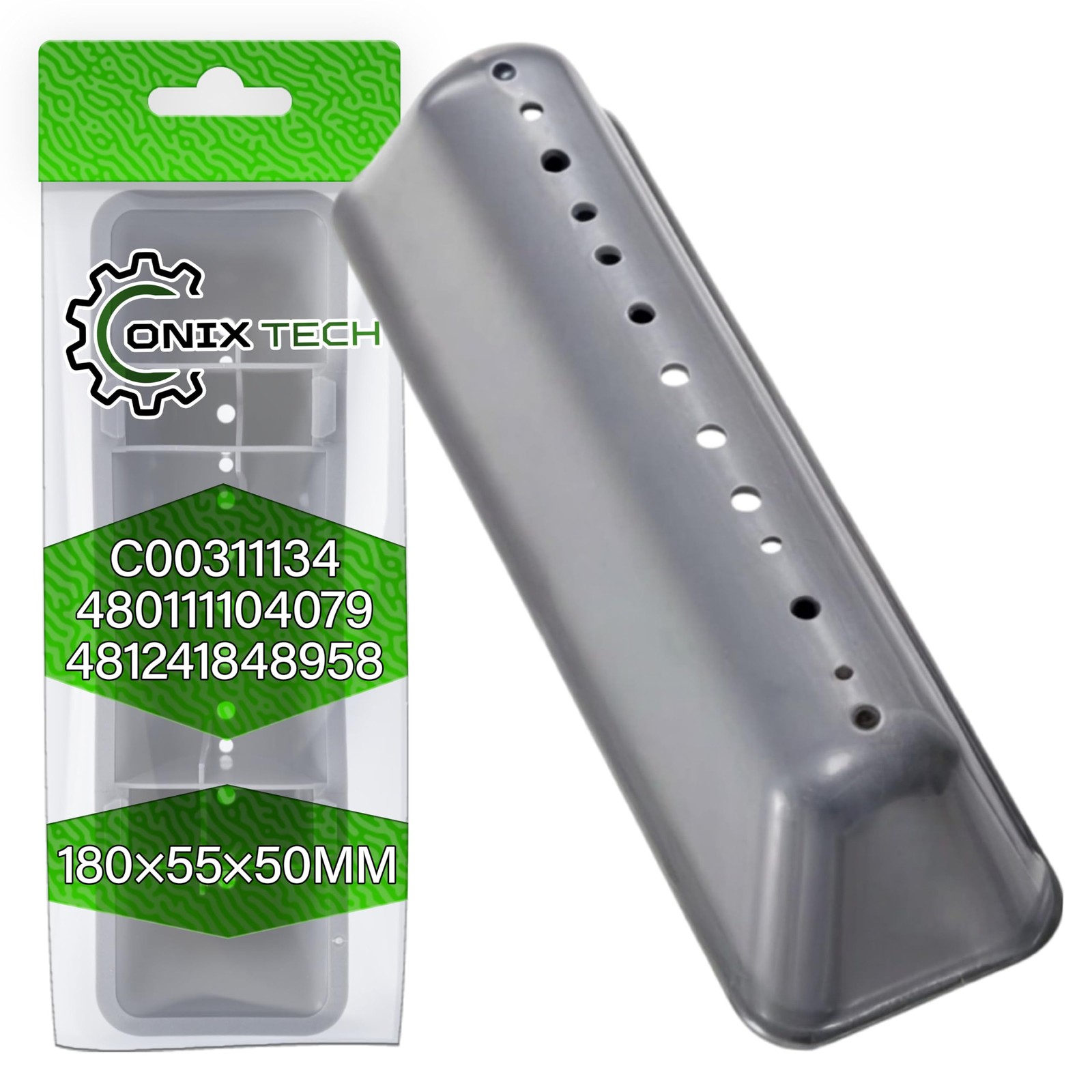 Aube de tambour de 180 mm pour lave-linge compatible avec Indesit Ariston C00311134