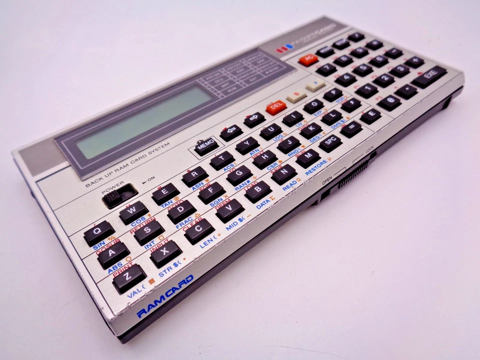 CASIO POCKET COMPUTER FX-720P (F) (+ TASCHE, +RAM-CARD RC-2) ✅ GETESTET - Bild 2 von 4