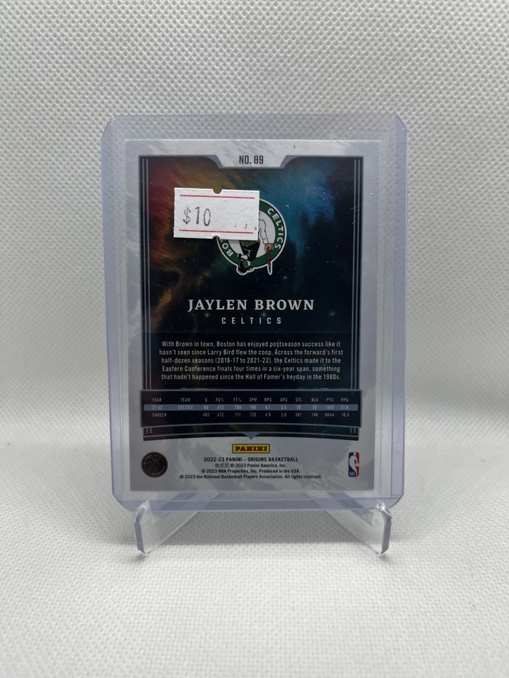 2022-23 Panini Origins Jaylen Brown #89 Neon Green 36/49 Boston Celtics - Image 2 of 2