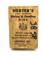 Herters .38 Special 3 Die Set plus shellholder
