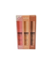 NYX Butter Gloss Lip set Creme Brulee, Fortune cookie, Madeleine Lip Trio