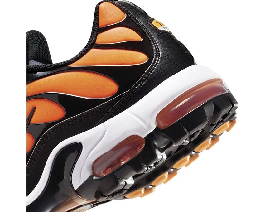 Nike Men's Air Max Plus Golf Shoes, Sunset Orange/Yellow, Size 9.5