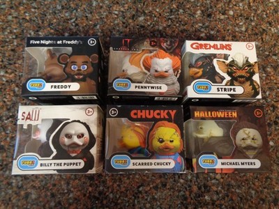 Set 6 Tubbz Rubber Ducks Horror Series Michael Myers Pennywise Chucky & MORE New