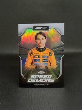 2025 Topps Chrome Formula 1 F1 Oscar Piastri Speed Demons Refractor Insert SD-4