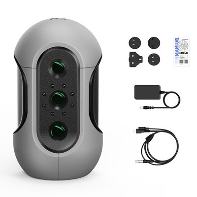 3DMakerpro Mole Handheld 3D Scanner Standard 0.05mm Accuracy 0.1mm Resolution