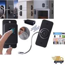 Fingerprint Refrigerator Lock  Cabinet Safety - Childproof  Petproof, USB Key