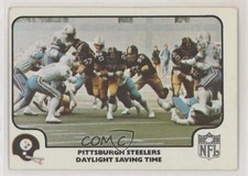 1977 Fleer Teams in Action Pittsburgh Steelers Team (Daylight Saving Time) 6h5