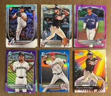 2025 Bowman Chrome Color, Parallels & Inserts - You Pick - Prospects, Vets, RCs