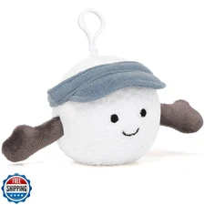 IGMIAO Plush Keychain Cute Golf Ball Plush Soft Stuffed Keychain Toys Gift fo