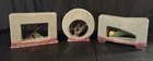 3 Roseville ARTWOOD MID CENTURY POTTERY PLANTERS**GREAT CONDITION!*