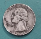 U.S. 1964 Quarter Coin "D" Mint Mark - 90% Silver!!