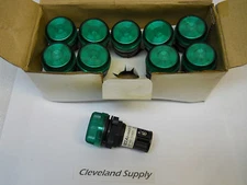 ACI ADVANCE CONTROLS ILN22-G UNABLOC PILOT LIGHTS 120623 GREEN  NEW BOX OF 10