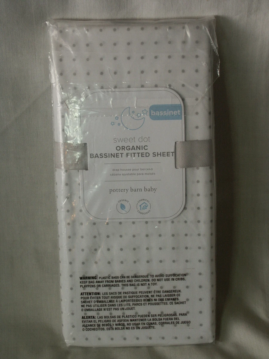 Pottery barn top bassinet sheet