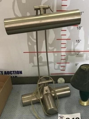 Tensor Sutton Desk Lamp Brushed Steel Adjustable light banker fs125 stainless
