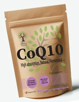 MOTHER NATURE CoQ10 Ubiquinone 300mg High Absorption Natural Coenzyme Q10 Softgels Supplements