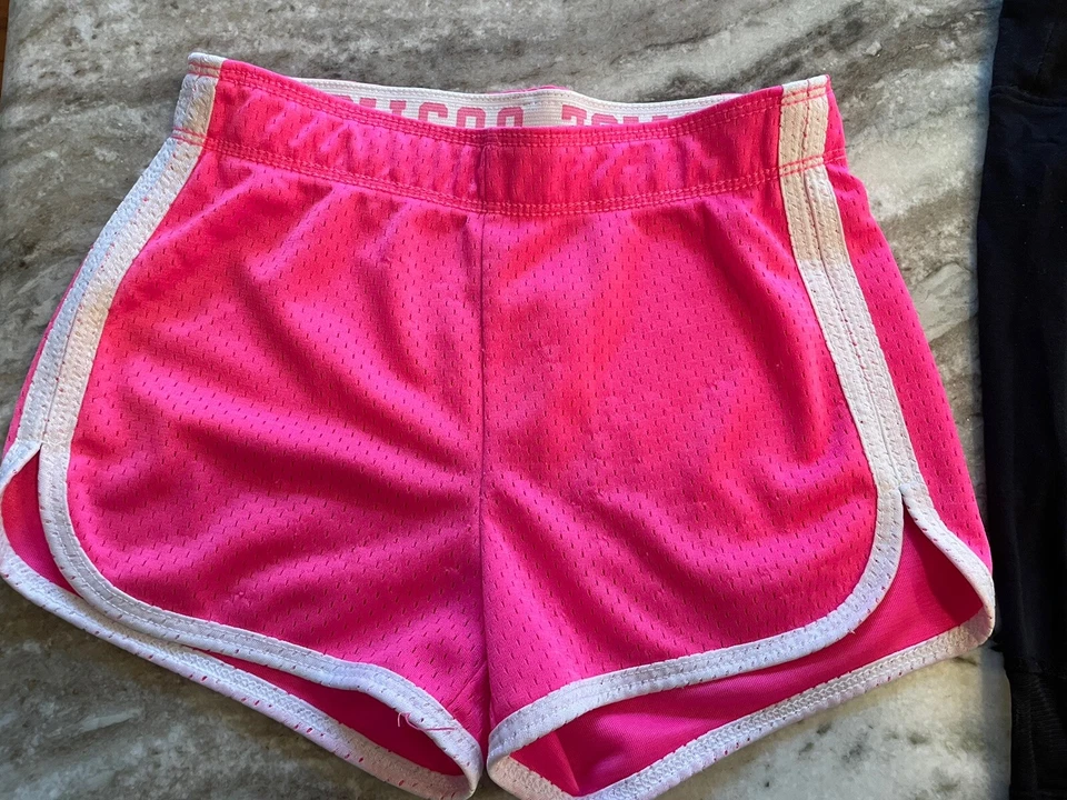 JUSTICIA Niñas Lote De 2 PANTALONES CORTOS Talla 6/7 y Talla 6/7 JUSTICIA Leggings Negros Foto 2 de 4