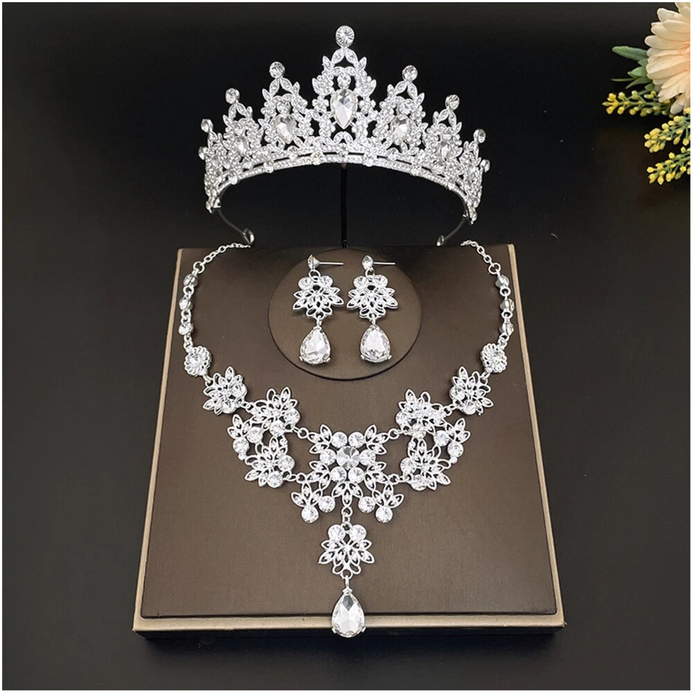 Tiara Necklace Set In Bridal Tiaras & Headbands for sale | eBay display picture 3