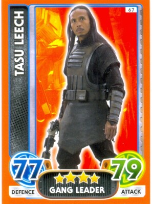Topps Star Wars Force Attax Extra Base card 67 TASU LEECH - GANG LEADER