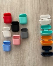 Bulk assorted silicone airpod case covers, New, Various colors, regular and Pro