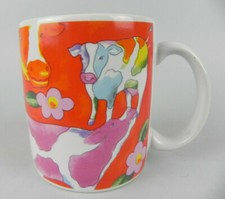 Tazza da tè latte bevanda Casual Dining Con Decorazione mucca mucche Arancione