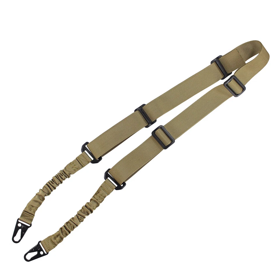 Tactical Adjustable 2 Point Rifle Gun Sling Strap with 2 PCS Sling Mount Adapter - Image 4 of 4