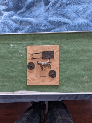 Barzso Davey Crockett Playset Ox Cart In Bag