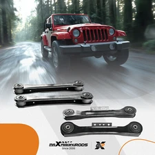 Set of 4 Rear Upper Lower Control Arms Left & Right for Jeep Wrangler 1997-2006