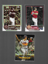 MATT OLSON 2023 TOPPS CHROME BASE 163 SEPIA REFRACTOR TECHNICOLOR INSERT TT-17