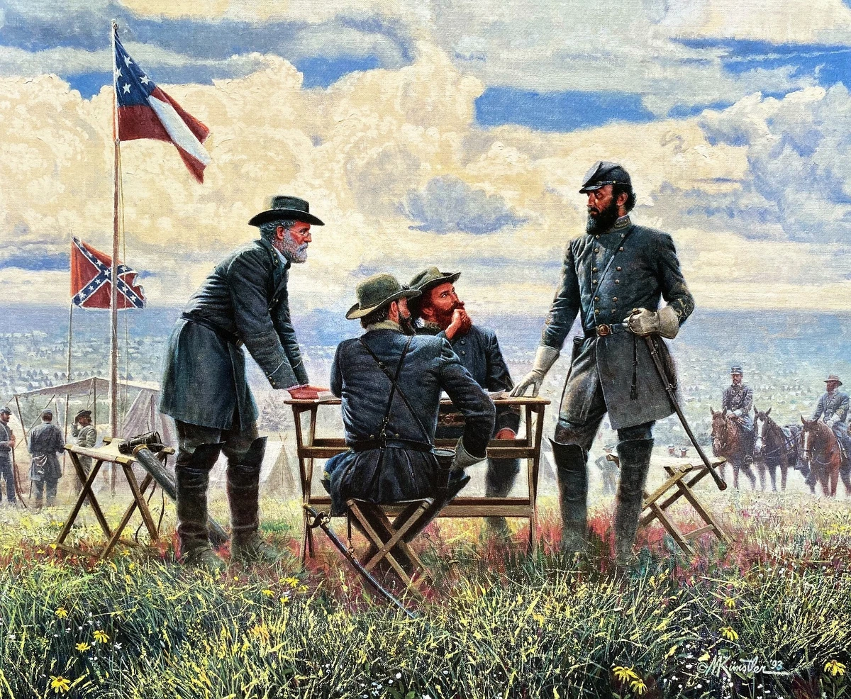 Civil War Paintings Mort Kunstler