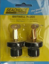  3/4 Inch Deck, Livewell and Baitwell Drain Plugs for Boats by Seachoice NEW